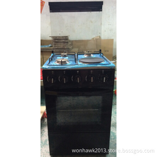 2014 New Black Painted Gas Range with Oven